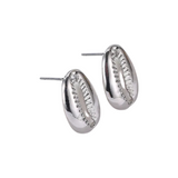 Boucles d'Oreilles Cauri Argent