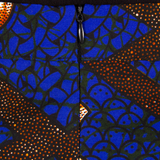Jupe courte motif africain