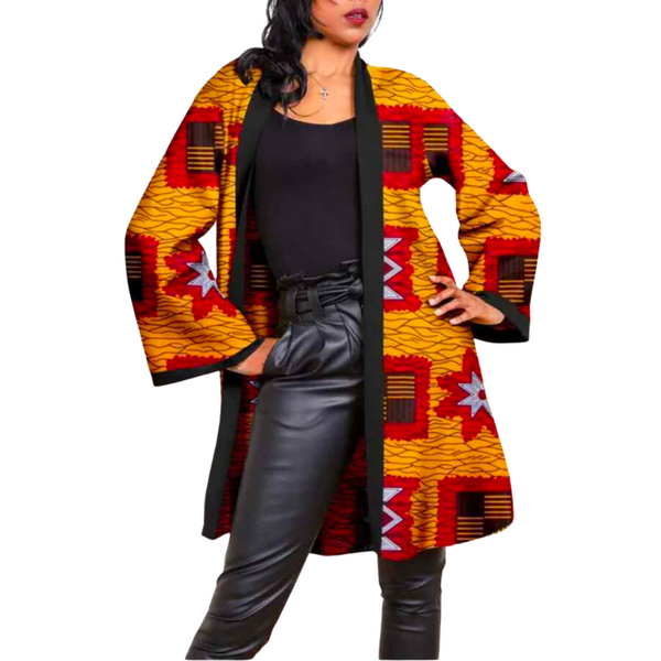 Kimono Wax Femme Africaine