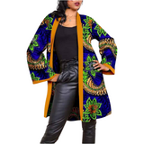 Kimono en Tissu Wax Africain Pour Femme