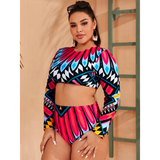 Maillot de bain en pagne wax