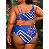 Maillot de bain wax taille haute grande taille