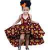 Robe Fille Africaine Rouge