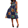 Future Mom-kjole i afrikansk lendeklede 
