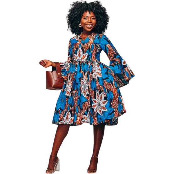 Mini sales robe pagne