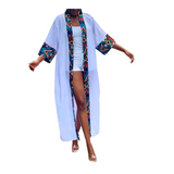 Veste Wax Longue Femme Sénégal