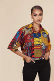 Chemise Pagne Africain pour Femme